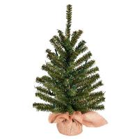 Vickerman 18" x 12" Artificial Wolf Creek Pine Unlit Artificial Christmas Tree