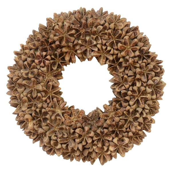 20" Natural Amazonian Flower Christmas Wreath