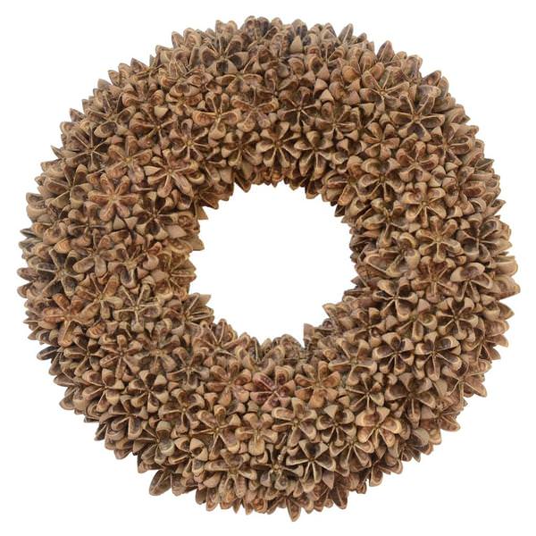25" Artificial Natural Amazonian Flower Christmas Wreath