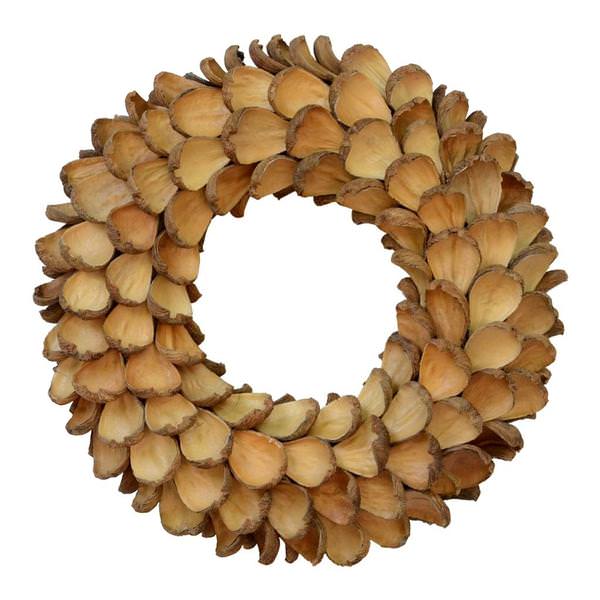 20" Natural Arti Pod Christmas Wreath