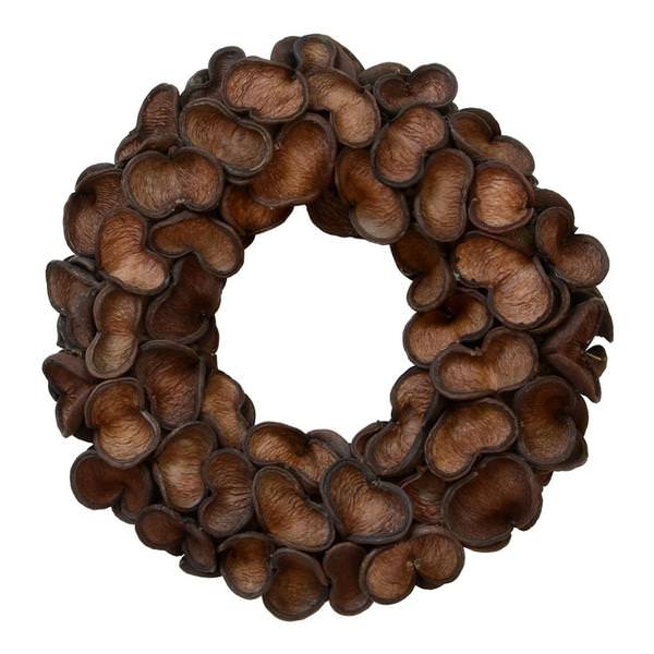 20" Natural Badam Christmas Wreath