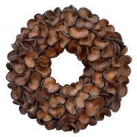 Vickerman 25" Artificial Natural Badam Christmas Wreath