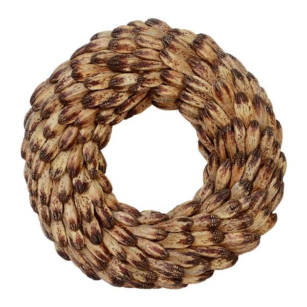 20" Natural Mehogony Christmas Wreath