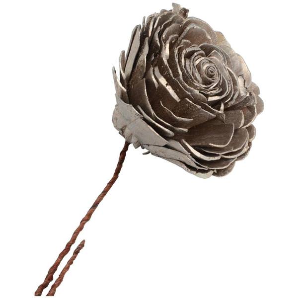 2"-6" White Champagne Preserved Sola Rose (23 pack)