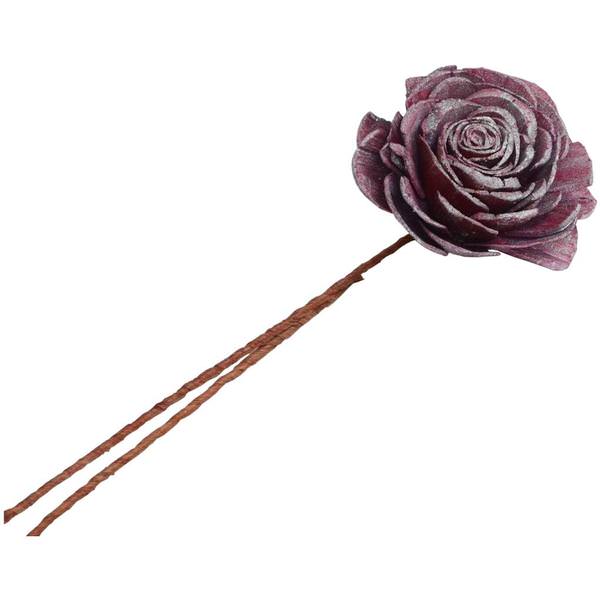 2"-6" Frosted Silver Preserved Sola Rose (23 pack)