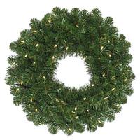 Vickerman 96" Artificial Oregon Fir 3400 Tips 800 Warm White LED Lights