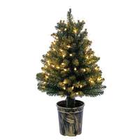 Vickerman 26" Artificial Potted Cone Topiary 100 Clear Lights Artificial Tree