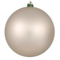 Vickerman 4.8" Oat Shiny Ball Christmas Ornament (4 Pack)