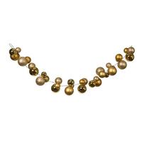 Vickerman 6' Gold Pom Pom Garland
