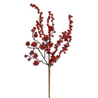 Vickerman 18" Artificial Mixed Red Gooseberry Berry Pick (6 Pack)