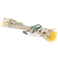 Vickerman 50 Light 37.5' Tan Wire Lime LED Miniature String with 9" Spacing