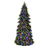 Vickerman 18' x 86" Artificial Slim Grand Teton Frame Tree 6900 Multi-Colored Lights