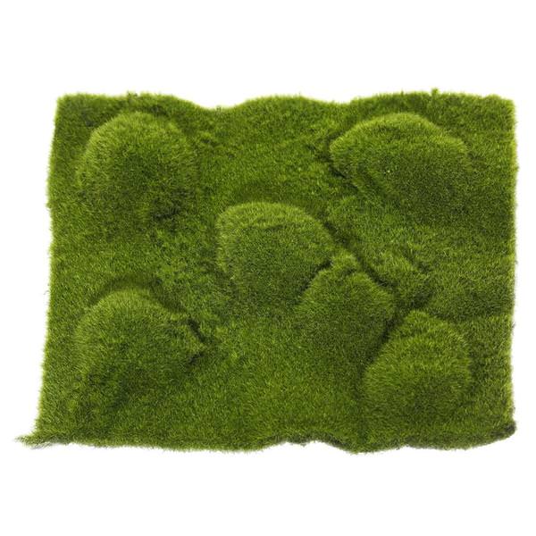 12"x12" Artificial Green Moss Mat (4 Pack)