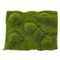Vickerman 12"x12" Artificial Green Moss Mat (4 Pack)