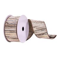 Vickerman 2.5" x 10Yd Mocha Ribbon