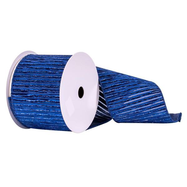 4" x 10yd Navy Blue Ribbon
