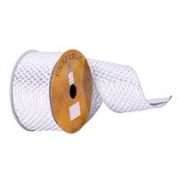 Vickerman 2.5" x 10Yd Silver Spots Ribbon