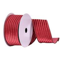 Vickerman 2.5" x 10Yd Mauve Mesh / Velvet Ribbon