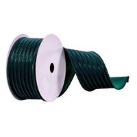 Vickerman 2.5" x 10Yd Emerald Mesh / Velvet Ribbon