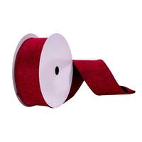 View 2.5"x30' Burgundy Felt Ribbon