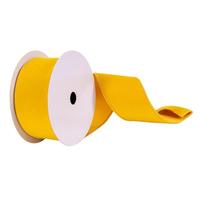 Vickerman 2.5" x 10Yd Mustard Fur Felt Ribbon