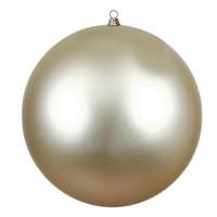 Vickerman 24" Champagne Matte Giant Ball Ornament