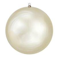 Vickerman 24" Champagne Shiny Giant Ball Ornament