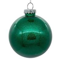 View 6" Seafoam Glitter Ball Ornament (4 pack)