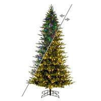 Vickerman 9' x 57" Artificial Kamas Fraiser Fir 1700 Color Changing Low Voltage 3MM LED Lights