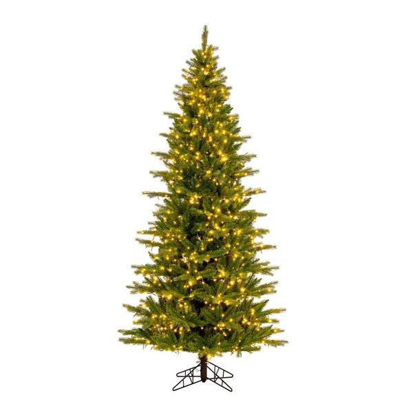 7.5' x 44" Artificial Balsam Spruce 1150 Color Changing Low Voltage LED Lights