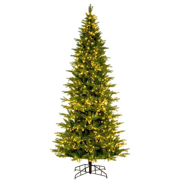10' x 56" Artificial Balsam Spruce 2100 Color Changing Low Voltage LED Lights