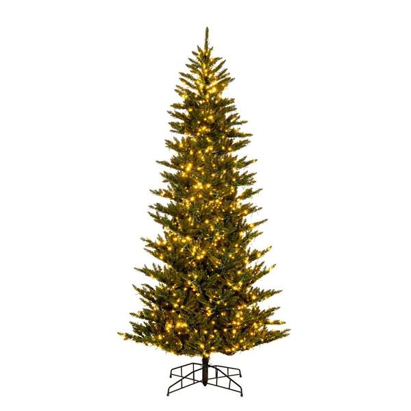 12' x 72" Artificial Natural Fraser Fir 4000 Color Changing LED Lights