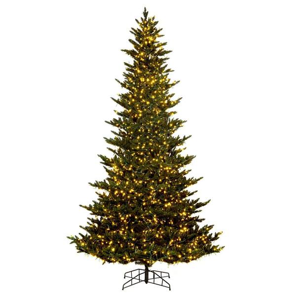 10' x 74" Artificial Natural Fraser 3000 Color Changing Low Voltage 3MM LED Lights