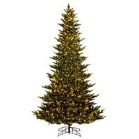 Vickerman 10' x 74" Artificial Natural Fraser 3000 Color Changing Low Voltage 3MM LED Lights
