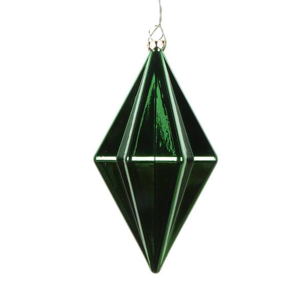 5.5" Emerald Shiny Finial Ornament (4 pack)