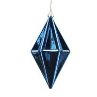 View 5.5" Midnight Blue Shiny Finial Ornament (4 pack)