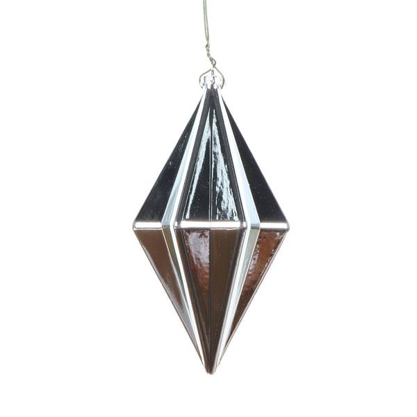 5.5" Frosty Mint Shiny Finial Ornament (4 pack)