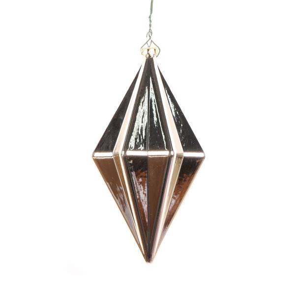 5.5" Oat Shiny Finial Ornament (4 pack)