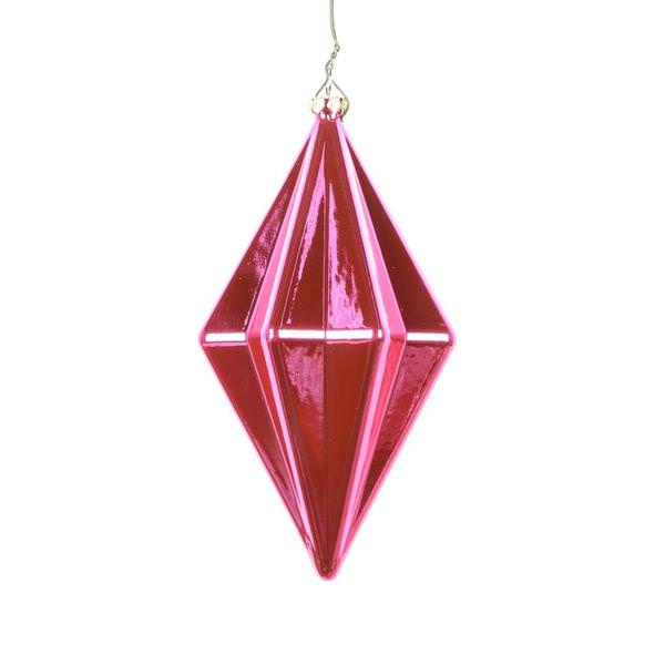 5.5" Mauve Shiny Finial Ornament (4 pack)