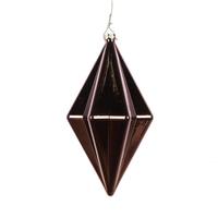 Vickerman 5.5" Mocha Shiny Finial Ornament (4 pack)