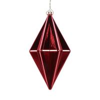 Vickerman 5.5" Red Matte Finial Ornament (4 pack)