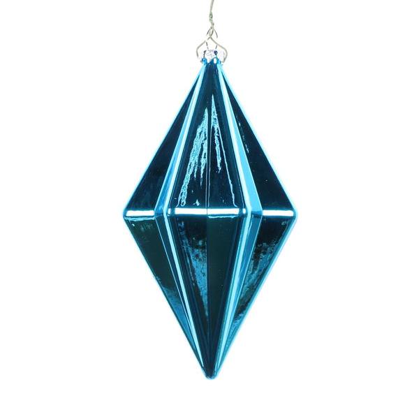 5.5" Turquoise Matte Finial Ornament (4 pack)