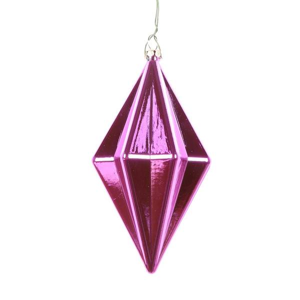 5.5" Orchid Matte Finial Ornament (4 pack)