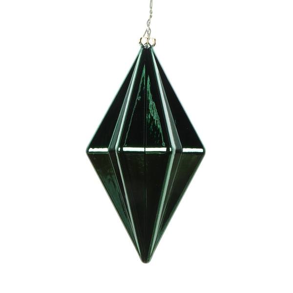 5.5" Midnight Green Matte Finial Ornament (4 pack)
