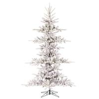 Vickerman 7.5' x 57" Artificial Flocked Yukon Display Unlit