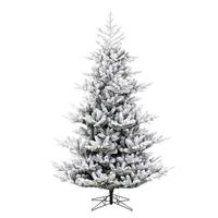 Vickerman 7.5' x 61" Artificial Flocked Hudson Fraser Unlit