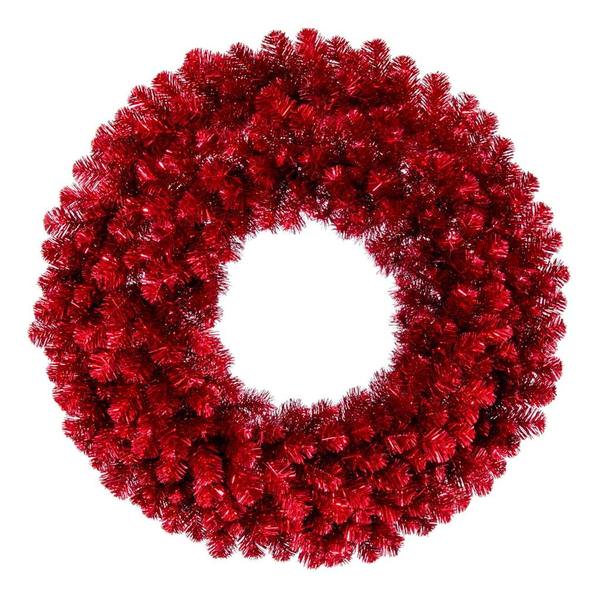 36" Artificial Deluxe Red Wreath 