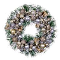 Vickerman 22" Champagne Decorated Wreath