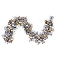 Vickerman 6' Artificial Champagne Decorated Garland
