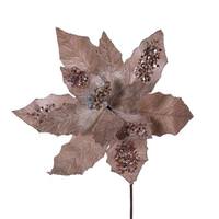 View 17" Champagne Poinsettia Stem (3 Pack)